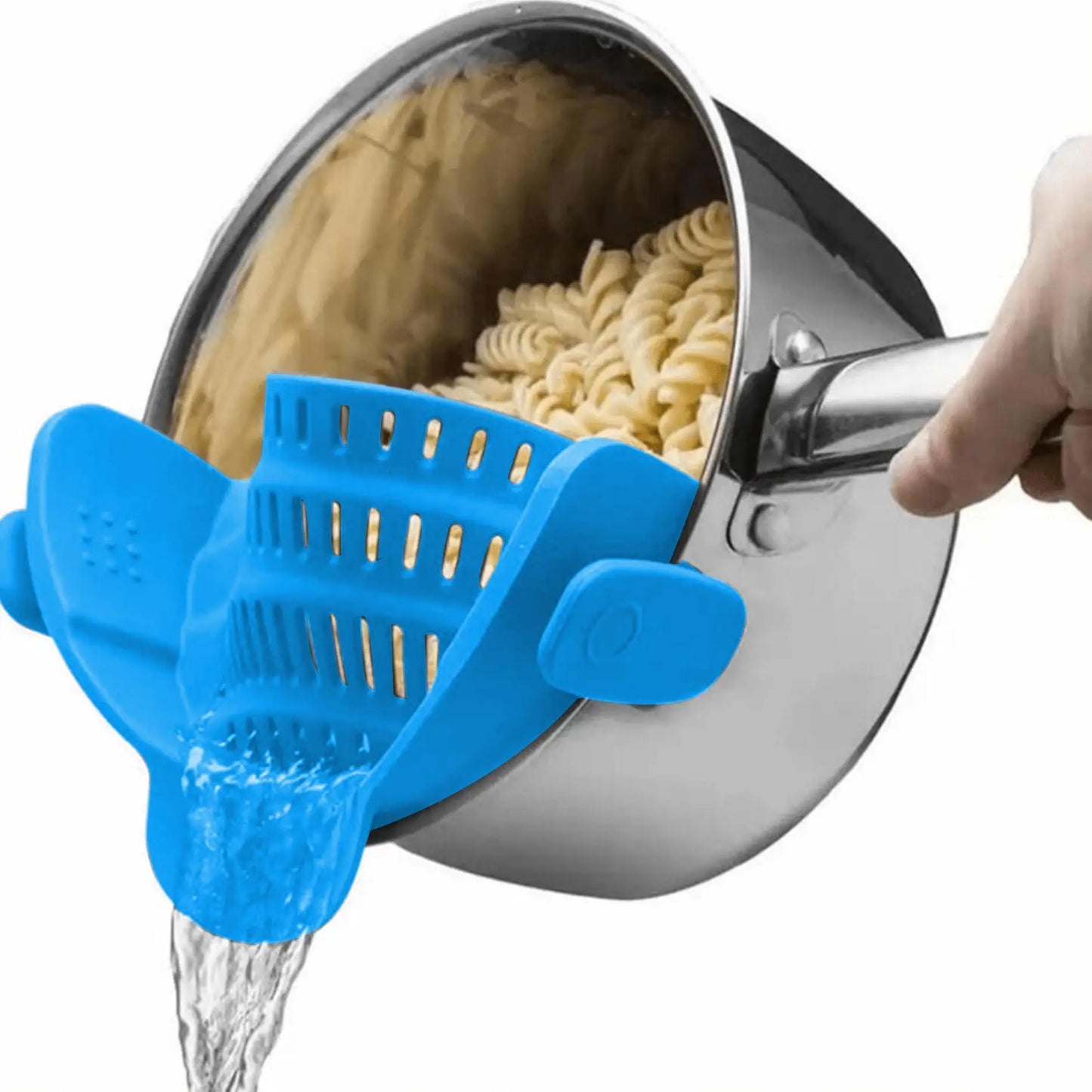 Adjustable Clip-On Strainer for Pots, Pans, and Bowls - Kitchen Essential