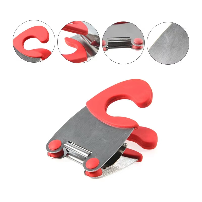 Stainless Steel Pot Side Clips - Anti-Scalding Spoon Holder for Kitchen Use