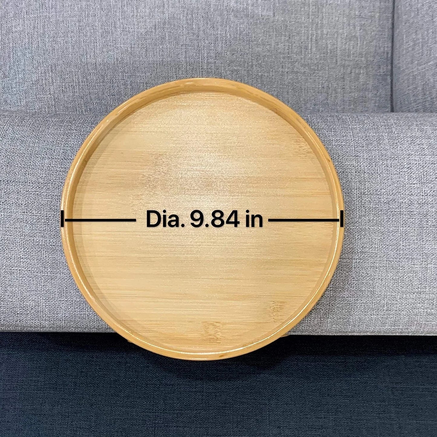Sofa Armrest Clip-On Tray Table, Foldable Design for Drinks, Remote Control, and Snacks Holder