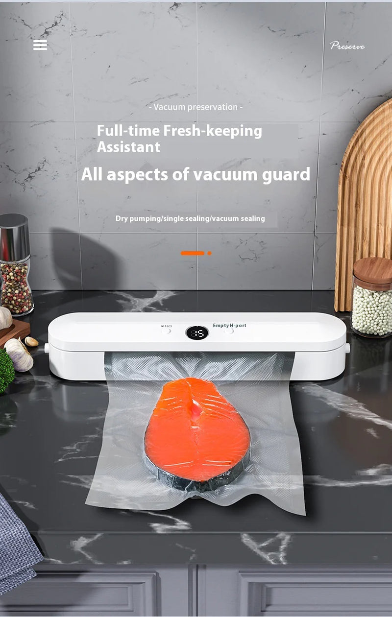 Mini Automatic Vacuum Sealer for Compact Food Preservation