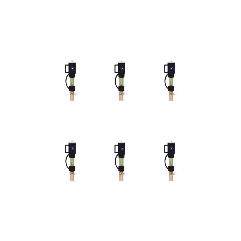 Silicone Drinking Straw Protective Caps with Cute Designs, Available in Sets of 1, 2, 3, 4, or 6 Pieces