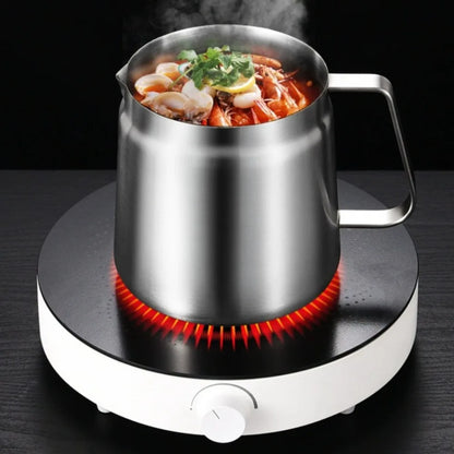 Elevate Your Cooking Experience with the Premium 2L Stainless Steel Deep Fryer Pot - Perfect for Golden French Fries and Crispy Chicken!