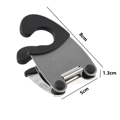 Stainless Steel Pot Side Clips - Anti-Scalding Spoon Holder for Kitchen Use