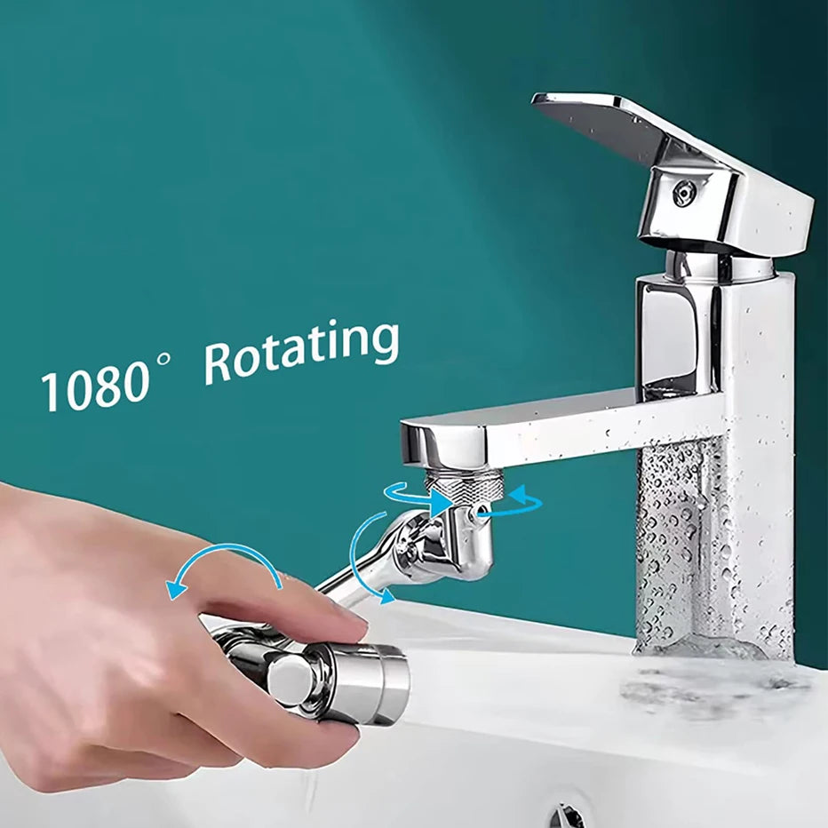 Revolutionize Your Sink Experience with the 1080° Rotatable Faucet Sprayer Head – Two Spray Modes for Ultimate Convenience!