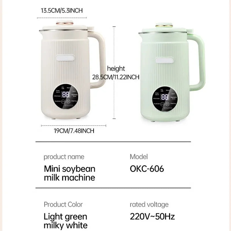 Experience the Magic of Homemade Soy Milk with Our 1200ML Electric Soybean Milk Machine – Automatic, Filter-Free Blender for Rice Paste and More!