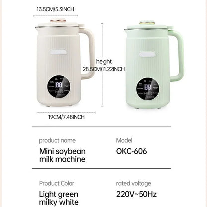 Experience the Magic of Homemade Soy Milk with Our 1200ML Electric Soybean Milk Machine – Automatic, Filter-Free Blender for Rice Paste and More!