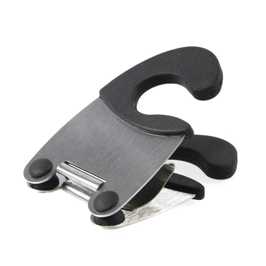 Stainless Steel Pot Side Clips - Anti-Scalding Spoon Holder for Kitchen Use