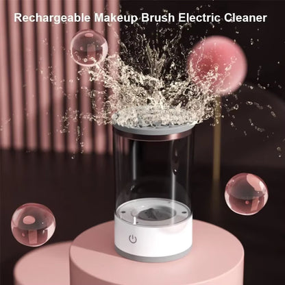 Automatic Electric Makeup Brush Cleaner and Dryer with USB Charging - Portable Eyeshadow Brush Holder and Beauty Tool